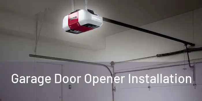 Garage Door Opener Installation 