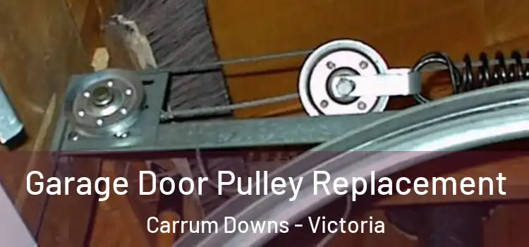 Garage Door Pulley Replacement Carrum Downs - Victoria