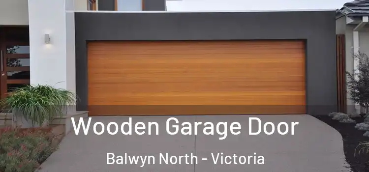 Wooden Garage Door Balwyn North - Victoria