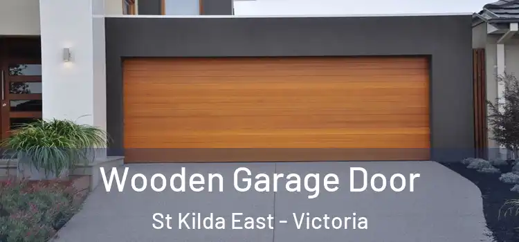 Wooden Garage Door St Kilda East - Victoria